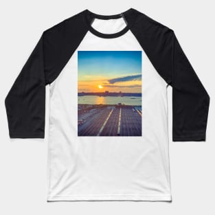 Sunset, Hudson Yards, Manhattan, New York City Baseball T-Shirt